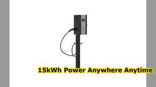 Single-arm column EV charger