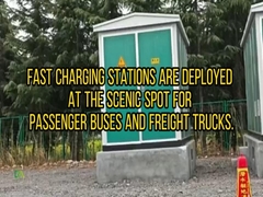 180Kw Dc Ev Charging Station  are deployed  at the scenic spot for  passenger