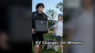 Mobile Wheeled EV Charging Power Bank | 220V Outdoor Backup Power Supply