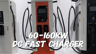 It comes with multiple power options: 60kW, 80kW, 120kW and 160kW. This commercial DC fast charger