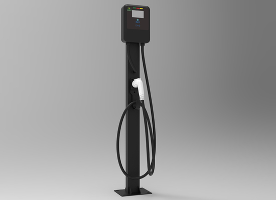 Good price 11KW AC EV Charger Card Swipe Type1 Type2  Commercial Public Floor Mounting online