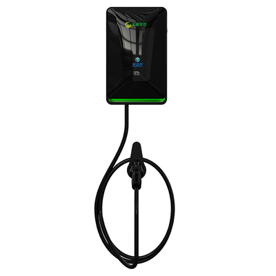 Good price 7kw Car Charging Point Black Wallbox Home Use Liquid Crystal Display Swipe Start online