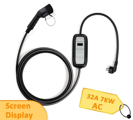 Good price TYPE2 32A 7KW  Portable AC EV Charger Wallbox European Standard online
