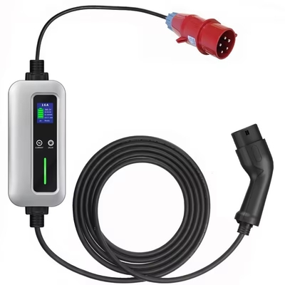 Good price EV Portable Charger 3 Phase 11kw Mennekes Type 2 On-Board Charging Connector online