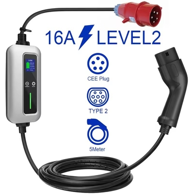 Intelligent 11kw 3 Phase Ev Charger  Type 2 Flow Regulation Delayed Charging Piles