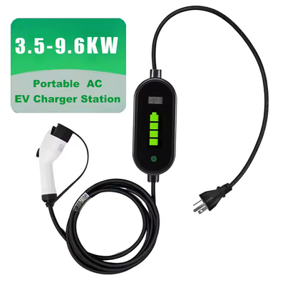 Good price 3.5KW 9.6KW Portable Electric Car Battery Charger 16A 40A EVSE Sae J1772 Type 1 online