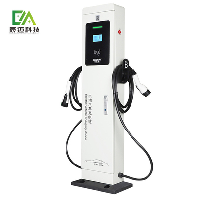7KW 14KW Single Gun / Double Gun Column AC Electric Vehicle Charging Pile / Floor-Standing Electric Vehicle Charging Pile