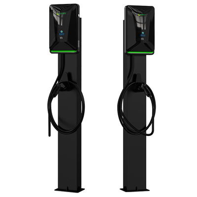 Good price 7KW 11KW 21KW Black Column-Type Floor-Standing Electric Vehicle AC Charging Pile online