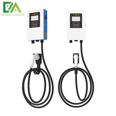 Good price 7KW 11KW 22KW Blue And White Wall-Mounted Electric Vehicle Single Gun AC Charging Pile/Portable Charger online