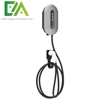 Good price 7KW 11KW 22KW Silver Wall-Mounted Electric Vehicle Single Gun AC Charging Pile / Household Commercial Portable Charger online