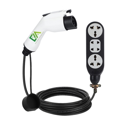Portable Discharge Gun Ev Portable Type2 Type1 Charger Cable 3.5kw 16A 5m For Home Appliance Outdoor Power Station