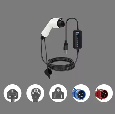 Good price 7KW 32A 1 Single Phase Electric Portable Charger Type 1 5M 10m Cable Electric Car Charger Wall Box Electric Car Charging Station CEE Plug online