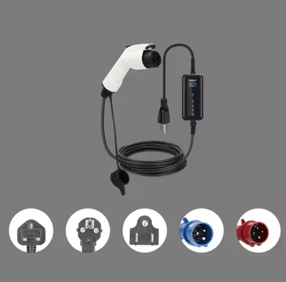 Good price Ev Portable 7kw Ac Ev Charger Mobile Evse Portable Charger Electric Charging Station Portable Electric Car Charger online