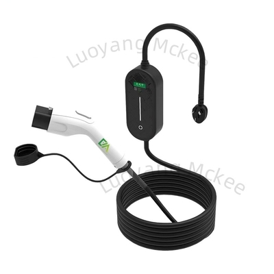 EV Portable Electric Car Charger Type 2 Charging Cable 16A 5M 3.68kw Electric Car Charging Cable Adjustable Electric Car Charger With Screen