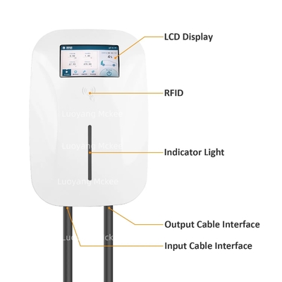 Good price Type2 Wall Box 32A Electric New Energy Car Accessories Fast Charging Pile Ev Charging Station AC 22kw EV Charger With Load Balancing online