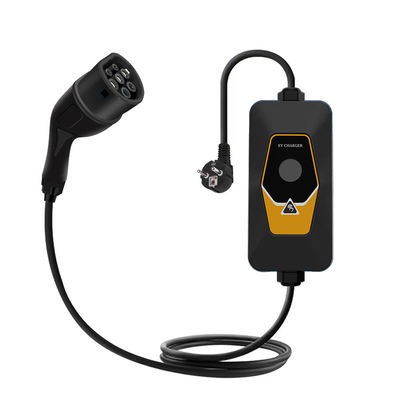 16A 3.5KW Smart Portable Ev Charger Type1/Type 2 /GBT Portable Ev Charger for Electric Car With 5 Ev Charger Plug