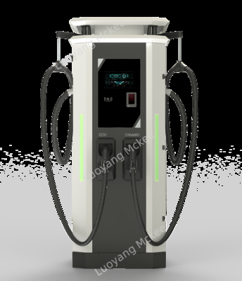 Integrated Dual-Gun DC Charging Pile with 10.1-inch Color Touch Screen and AC380V±15% Input for EV Charging Station