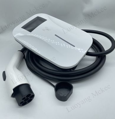 7kW Level 2 AC EV Charger with IP65 Protection and Galvanized Steel Enclosure for Residential and Shared Charging