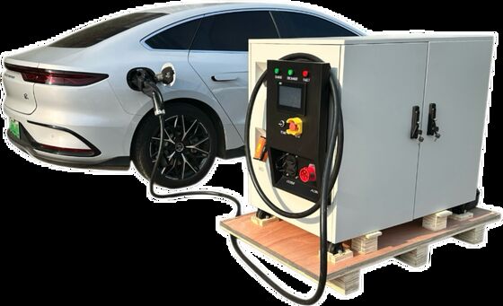 Maxpower 60kW Rated Power 65kWH Capacity IP55 Protection Mobile EV Charger Portable Charging Station