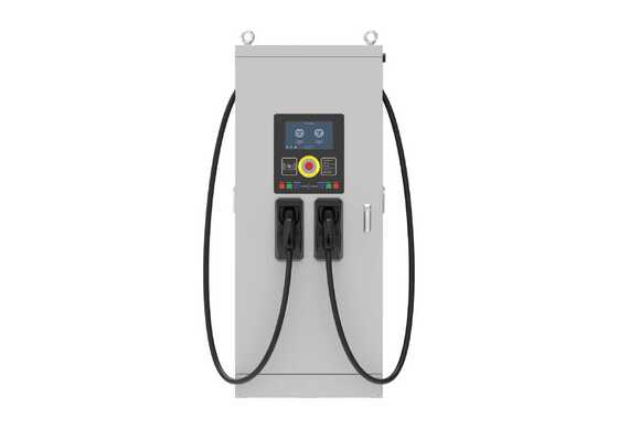 Good price 80kW Commercial Operable DC Charging Pile, 7-inch Color Touchscreen, 4G Network & Card Swipe Payment System online