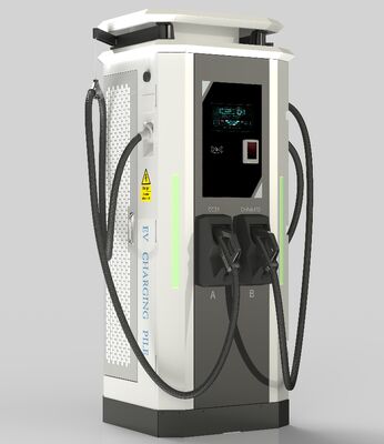 60kW Dual-gun EV Charging Pile, equipped with identification mode, adjustable output power and multi-layer safety protection