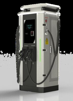 160kW Dual-gun Swing-arm DC Charger for New Energy Vehicles, Equipped with 10-inch Touch Screen and Short-circuit Safety Protection
