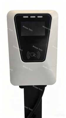 7kW Floor Standing AC EV Charger 32A 4.3 Inch Touch Screen Card QR Billing Operation