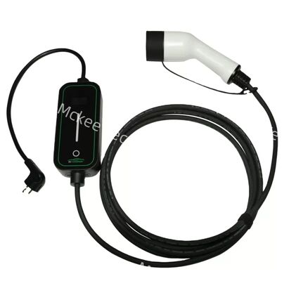 Good price 3.5kW 16A Adjustable Type 2 Portable EV Charger with LCD Display online