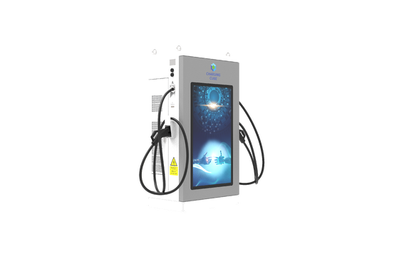 Good price  Safe‑guarded Commercial EV Charger with Advertising Screen | Reliable Charging Device for Public Venues online