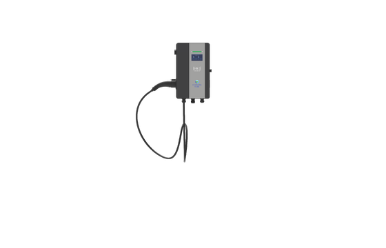 220V Commercial Dual Gun AC EV Charger OCPP1.6J, Multiple Start Modes, 4.3
