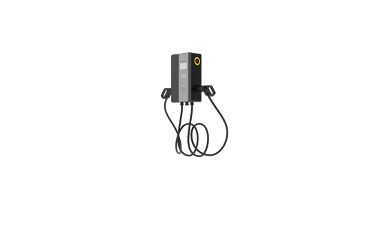 Good price 14kW Wall-mounted Dual-gun AC Charger | Color Touchscreen & Multi-payment, UV-resistant, Ideal for Residential & Commercial Parking Lots online