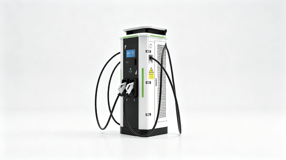 Good price IP54 Air Cooling OCPP1.6J 10‑inch Touch Screen White Dew Series DC EV Charger 60kW Fast Charging Station for Highway Parking Commercial Fleet Applications online