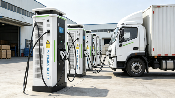 CLF‑DC‑320 White Dew Series Salt Spray Proof DC EV Charger 320KW Type2 Connector 3Phase AC380V IP54 Air Cooling 10 Inch Touch Screen OCPP1.6J 5m Cable