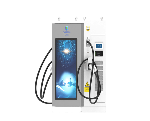 4G Ethernet WIFI APP Advertising Screen Series DC EV Charger OCPP1.6J Air Cooling IP54 10‑inch Touch Screen 120kW Fast Charging Station for Highway Parking Commercial Fleet Applications