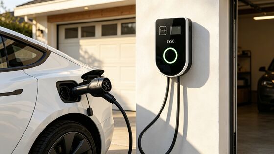 Good price Commercial Residential AC EV Charging Unit U Shaped Wall And Column Mount Type1 9.6kw 40A 85V to 265V IP54 UL94 V0 4.59 Inch LCD Charger online