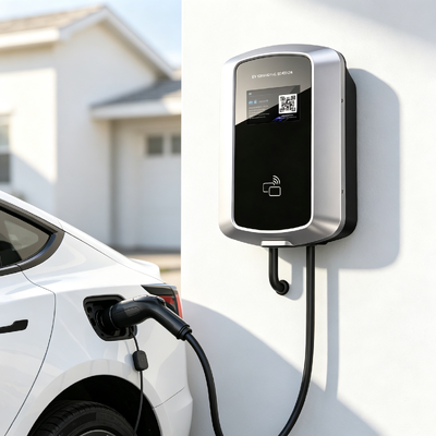 Good price Anti Salt Spray J8 AC Charging Station Wall mounted Column mounted Type1 EV Charger 11.5kw 48A 85V to 265V IP54 5.64 inch LCD Display Residential Commercial Application online