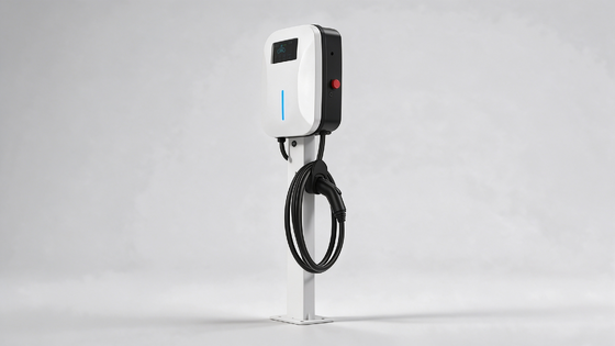 Good price High Performance Minor snow series Landing Type EV Charger 22kW Dual Gun 220V IP54 OCPP1.6J Reliable AC Charging Unit For EVs online