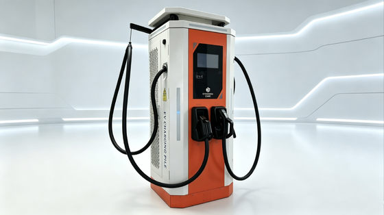 120kW Dual Gun CCS2 CHAdeMO DC Fast Charger IP54 OCPP1.6J 10 Inch Touch Screen for Highway Stations