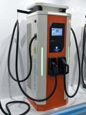 60kW Single Gun CCS2 DC Fast Charger IP54 OCPP1.6J 10 Inch Touch Screen for Commercial Parking