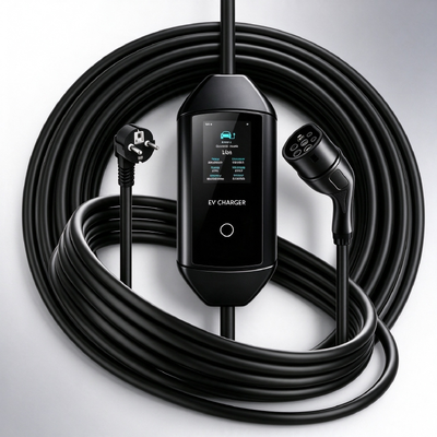 Good price AC Portable EV Charger Type 2 32A 7kW 230V IEC 62196 with 9-Layer Safety Protection online