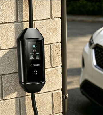 Good price Type 1 Portable AC EV Charger 16A 3.84kW 240V Adjustable Current with LCD Display Screen online